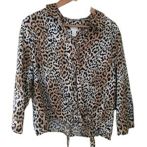 Chico's No Iron Button Down Blouse